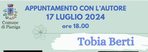 Appuntamento con l'autore - Tobia Berti