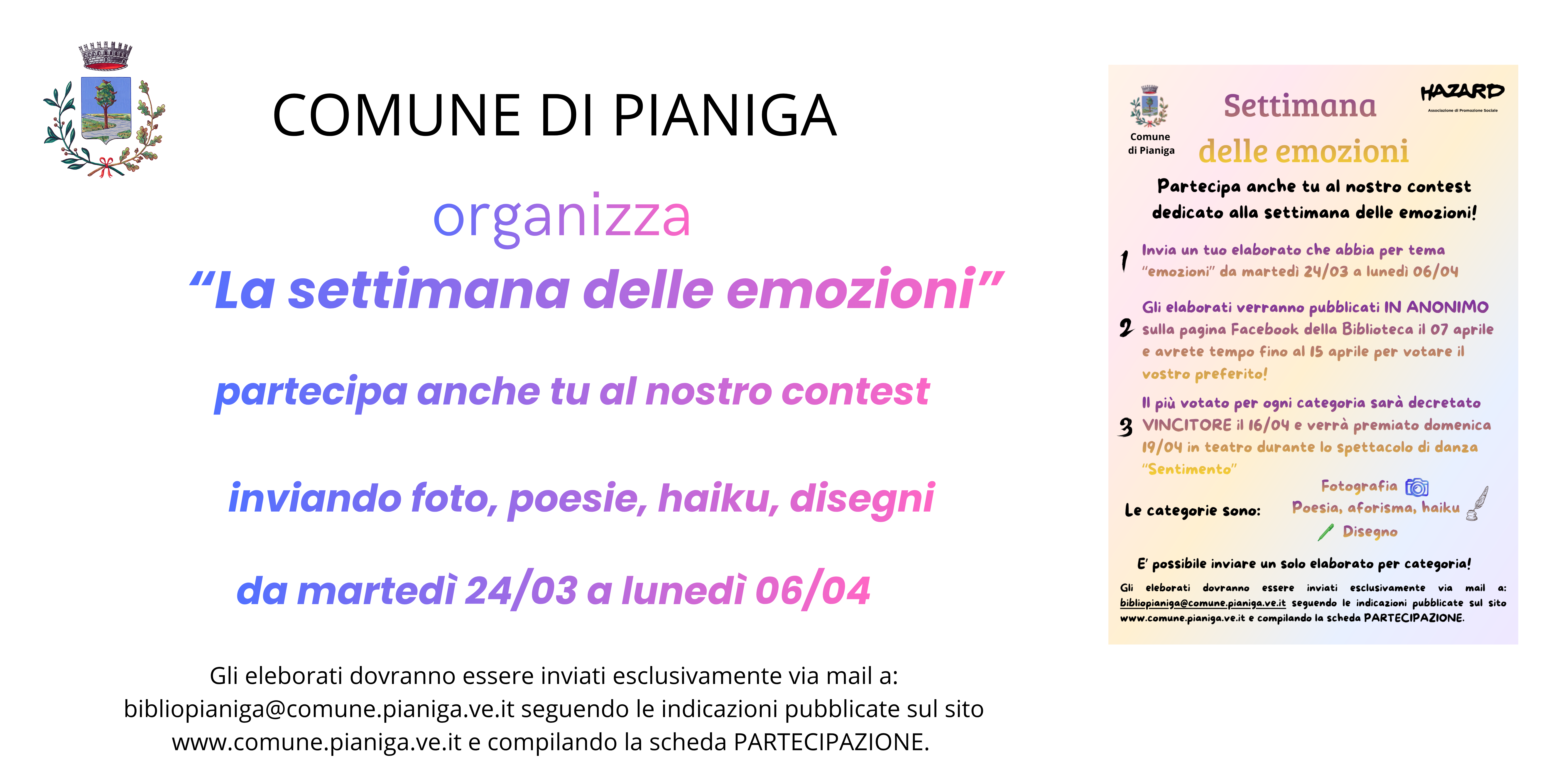 contest banner settimana emozioni